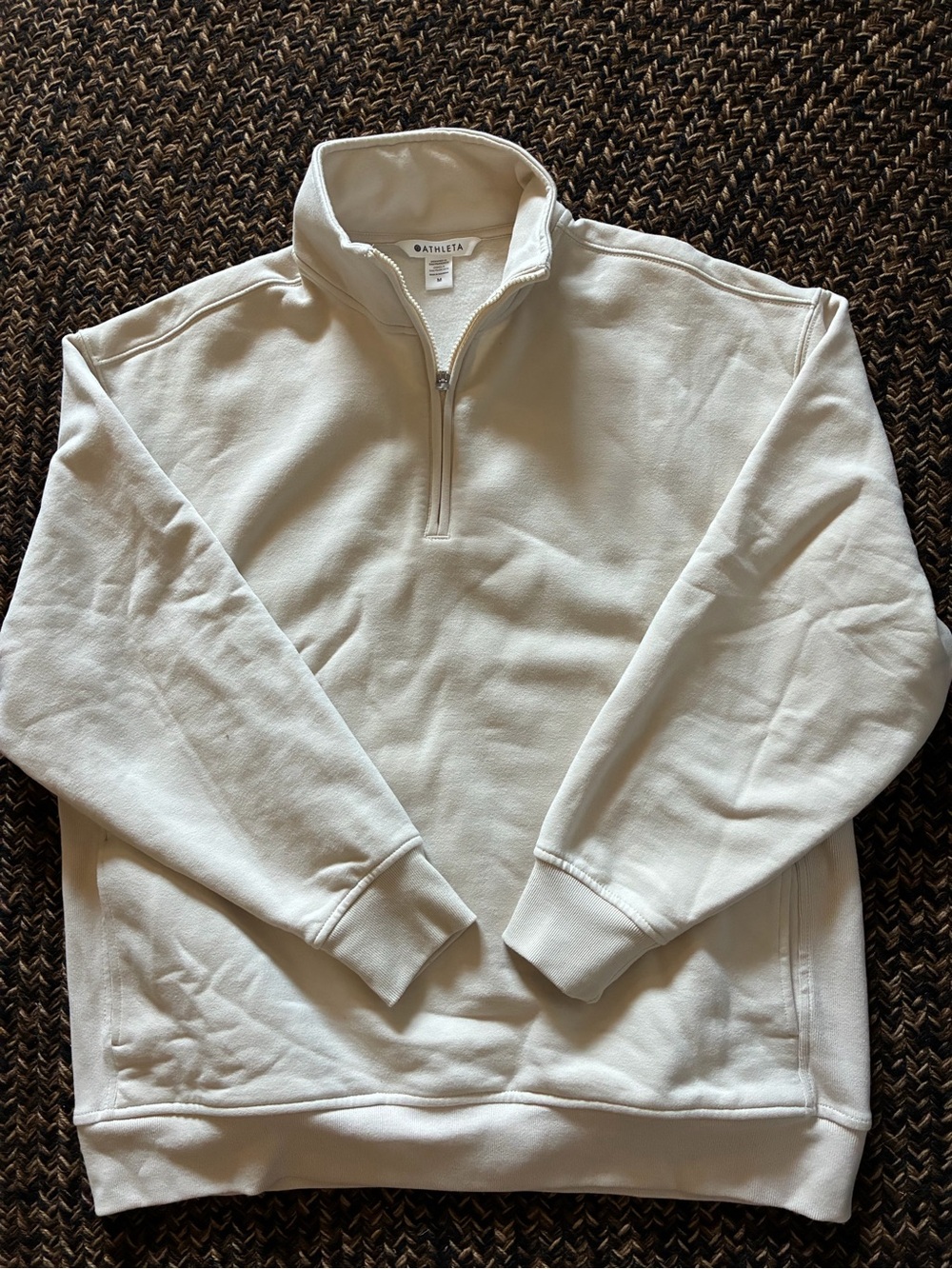 Athleta super soft medium half zip sweatshirt